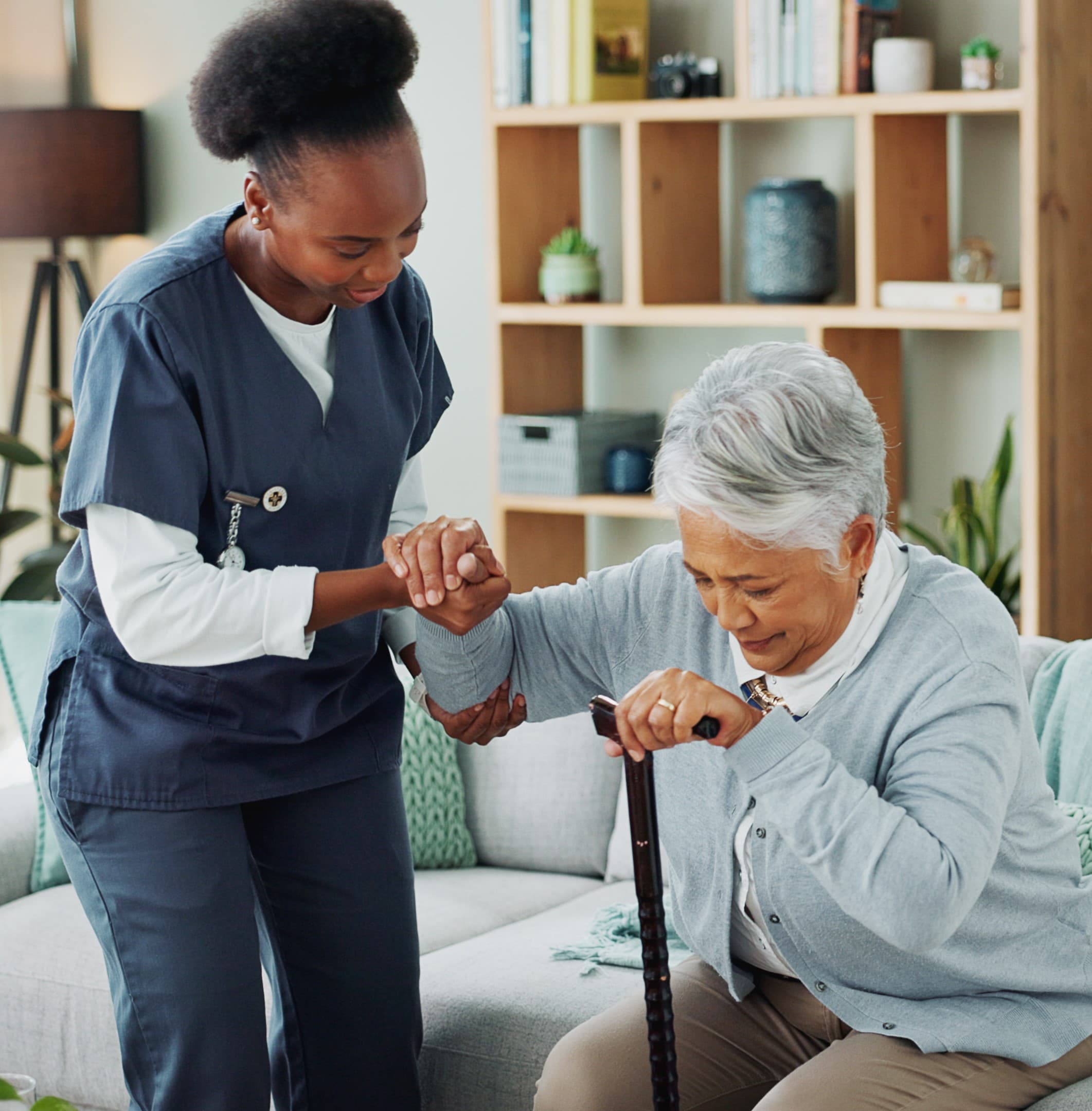 Compassionate home care - caregiver and client